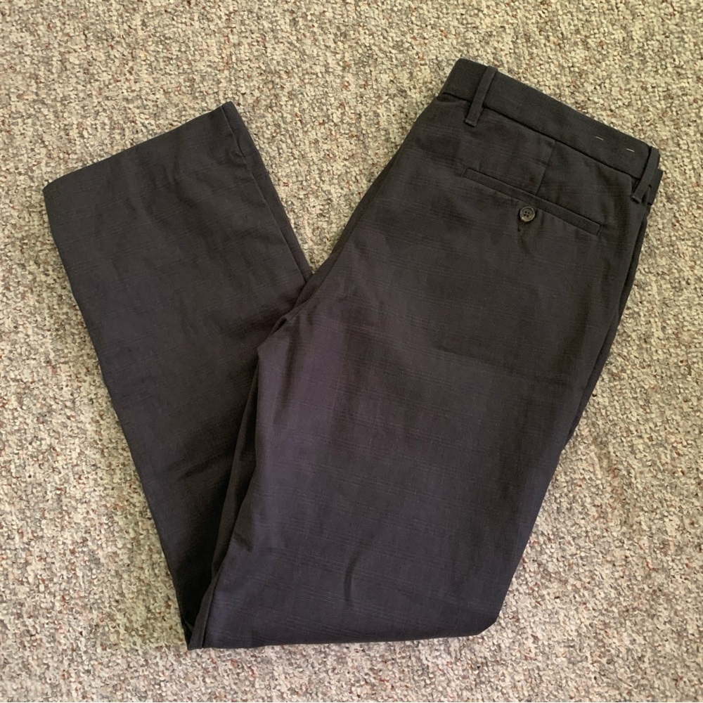 Gap Khakis Tailored Straight Fit Grey Pants - Picture 6 of 10